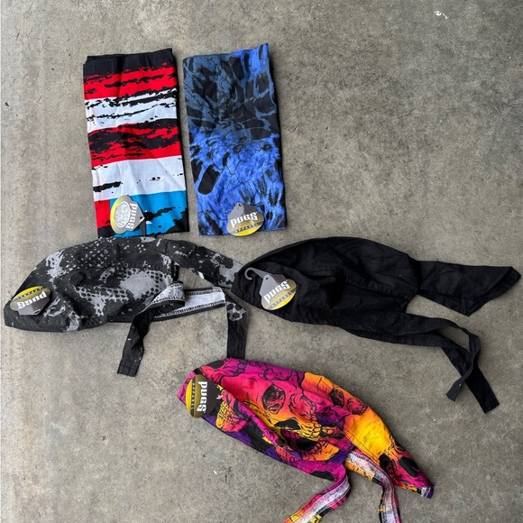 Pugs Apparel Motorcycle Biker Banandas New with tags - Picture 1 of 3